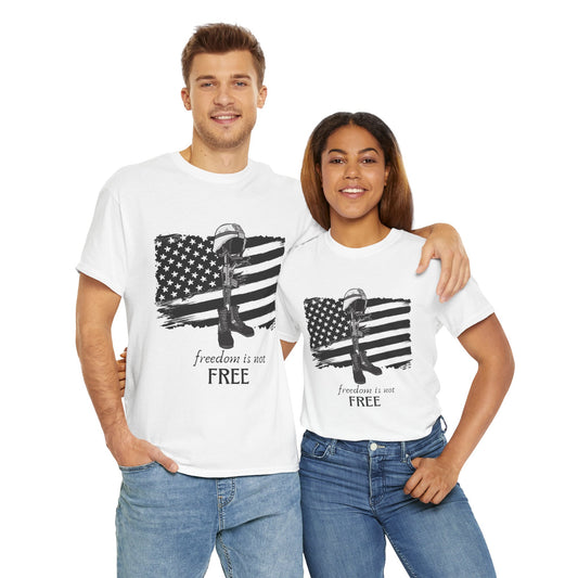 Freedom is Not Free - Heavy Cotton Tee